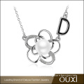 OUXI New Arrival Fashion Jewelry Elegant Letter Flower Necklace